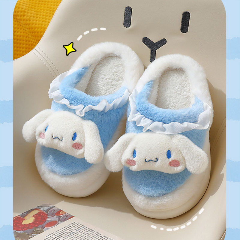 [Minifaith.sg] [READY STOCK] Cinnamon Roll Plush 3D Cute Slipper (with ...