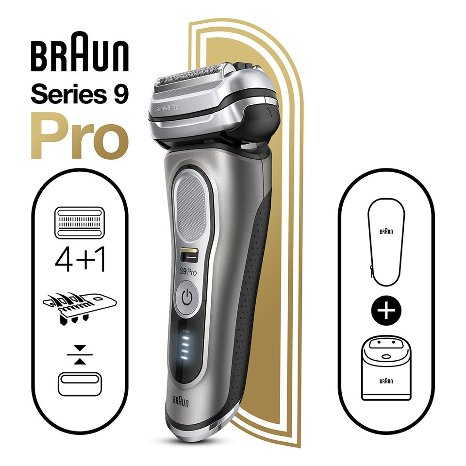 Braun S9 9465cc Series 9 Pro Wet And Dry Shaver With 5 In 1 Smartcare