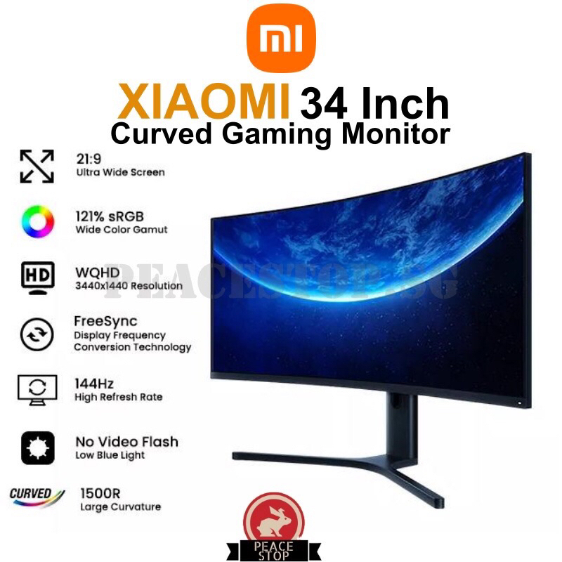 xiaomi monitor gaming curved 34 inch