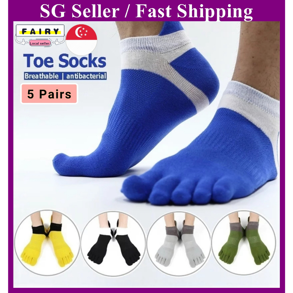 Toe Socks, 5 Pairs Five Finger Socks Athletic For Women