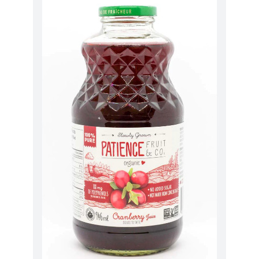 Patience Organic Pure Cranberry Juice, 946ml Shopee Singapore