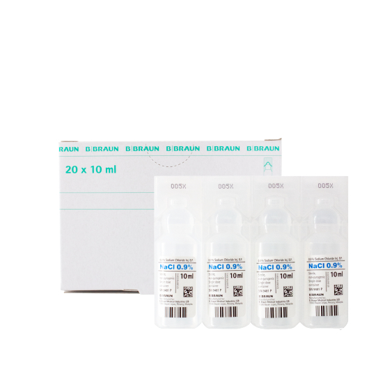 B.Braun Sodium Chloride NaCl 0.9% For Injection 10ml/ 20ml (20pcs/bx ...