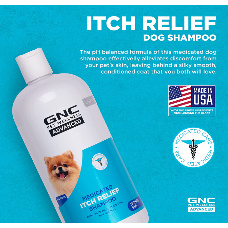 Gnc medicated itch relief shampoo hotsell