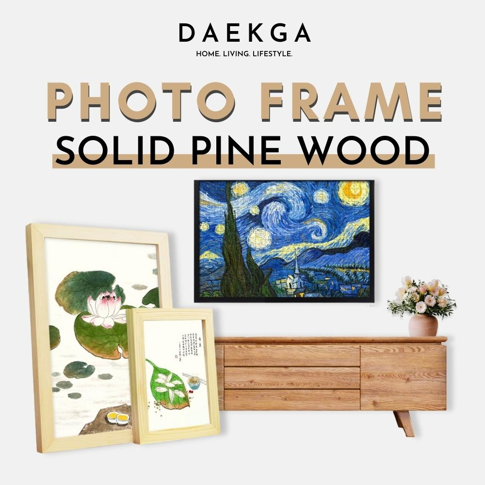 ?? [LOCAL SELLER] Wooden Picture Frame / Photo Frame / Photo Hanging Stand / Photo Frames Decoration Wall Art