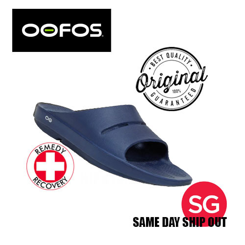 Oofos navy discount