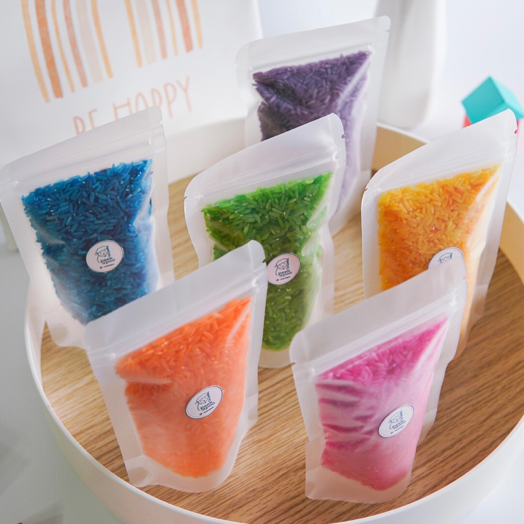 Sensory Coloured Rice SMALL PACK 100 gram 100% Taste Safe Non Toxic ...