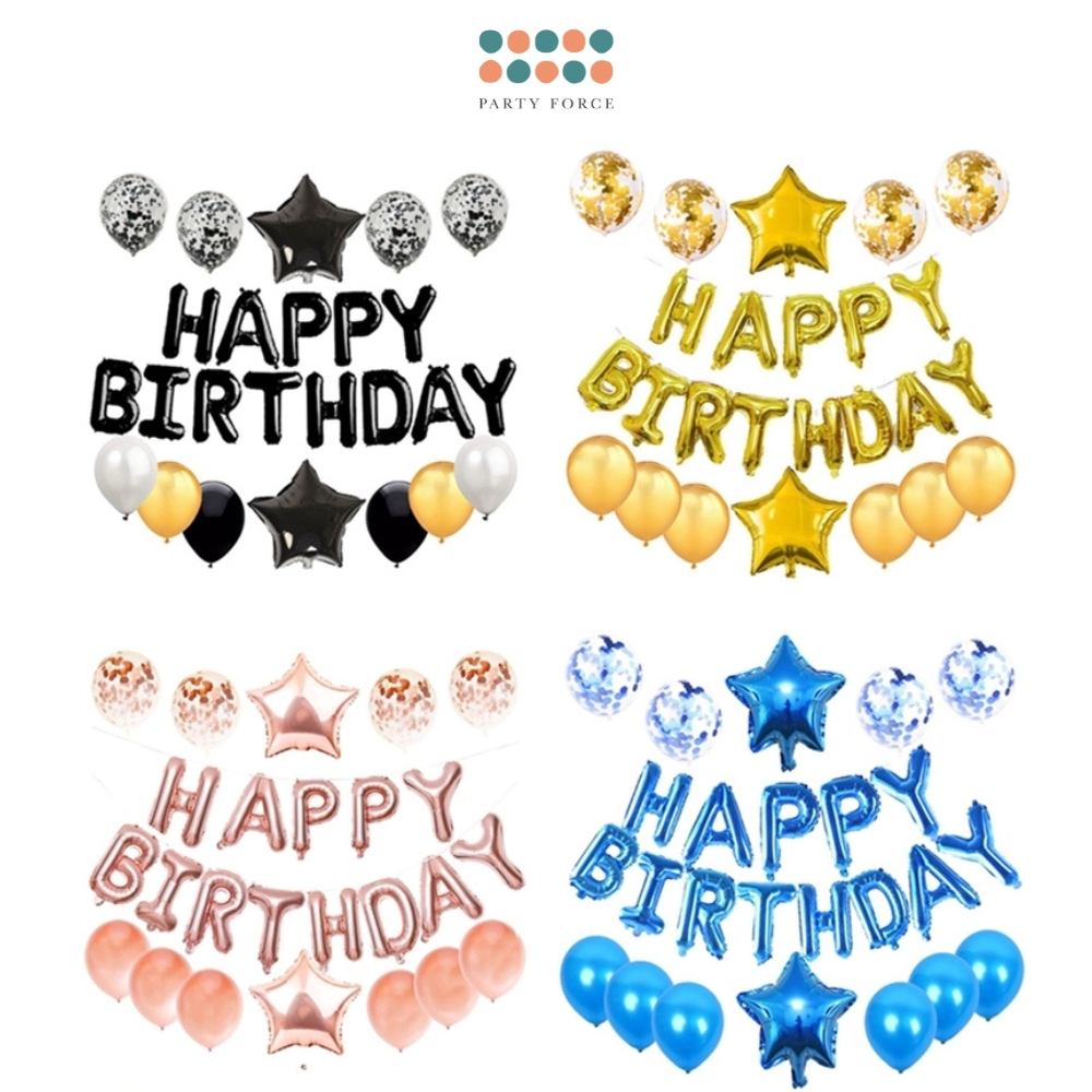 [SG Instock] - Happy birthday Balloon decoration value pack
