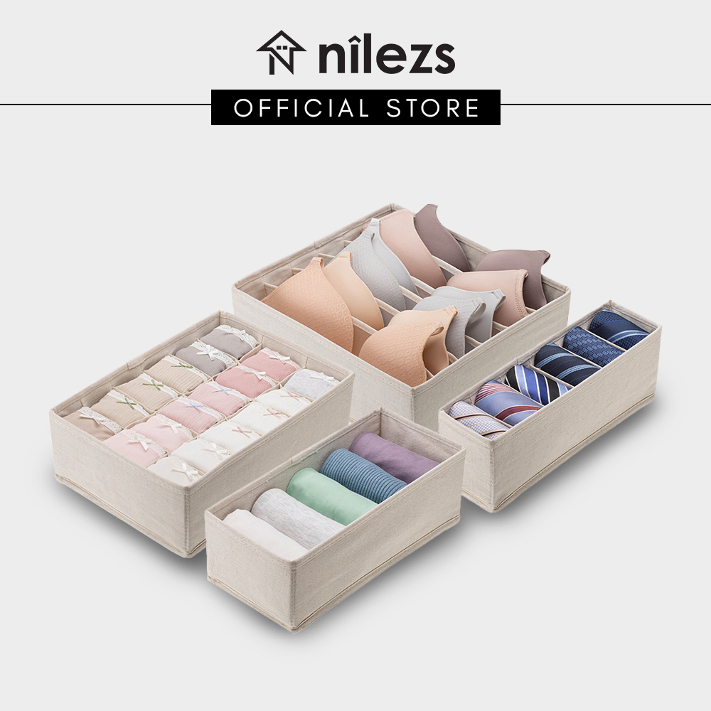 Foldable Storage Box Wardrobe Organizer, Undergarments Clothing ...