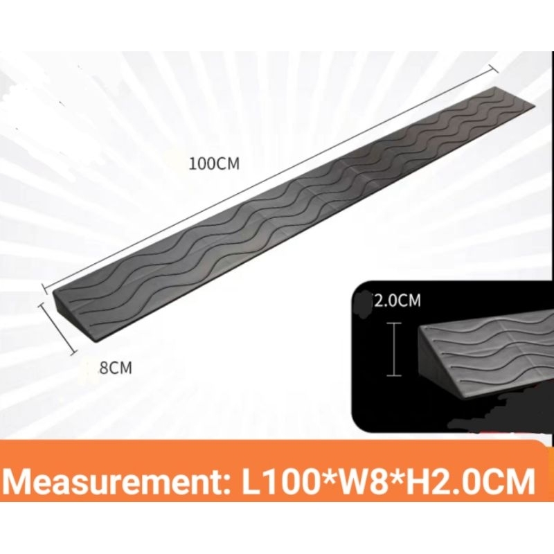 Hard Plastic Ramp Robot Vacuum Wheelchair Commode Bathroom Kitchen