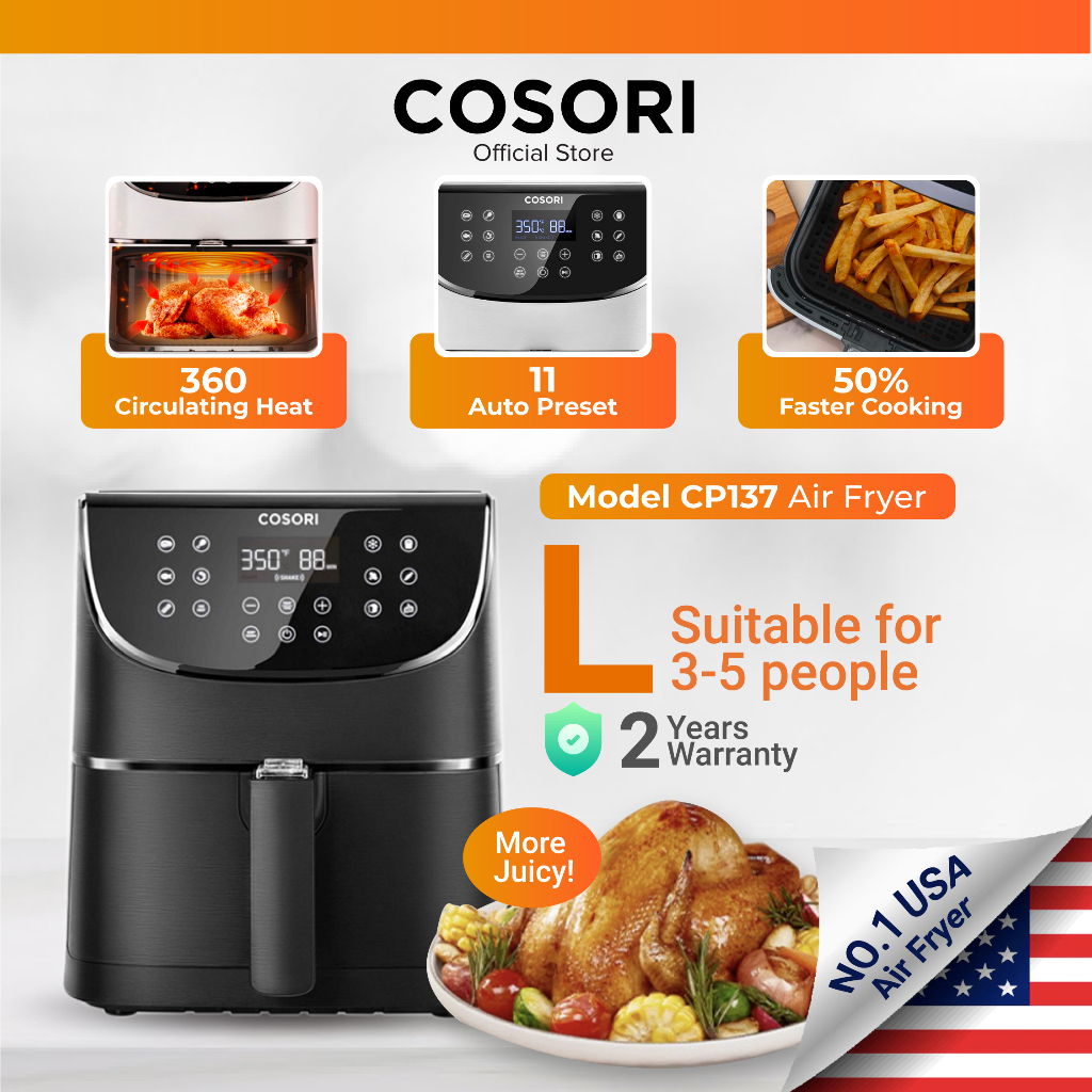 [OFFICIAL] Cosori Premium Multifunction Digital Easy Cleaning Portable