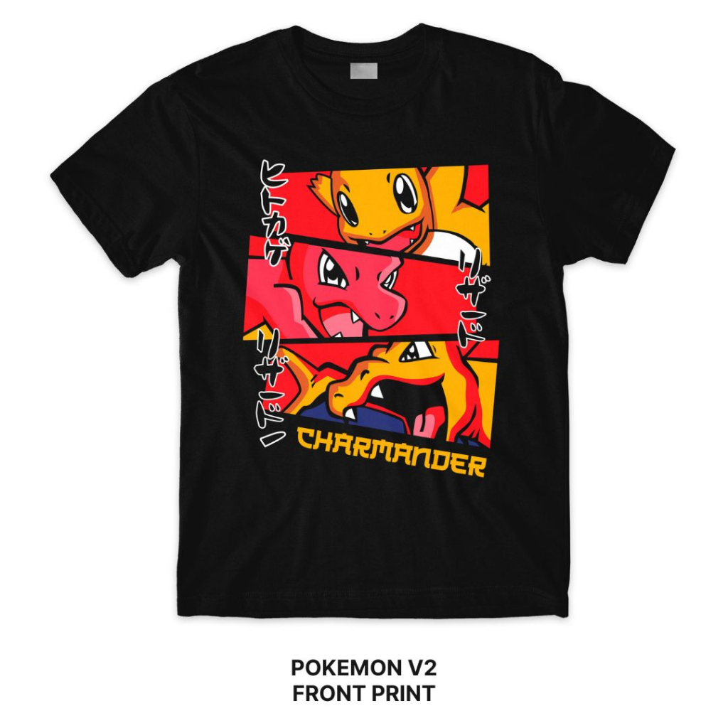 POKEMON V Series T shirt Singapore 3 5 Days Delivery Pokemon Front Print Crafter Tee Shopee Singapore