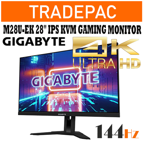 GIGABYTE M28UEK 28" SS IPS UHD 3840*2160 144Hz 8BIT 1MS HDR400 KVM