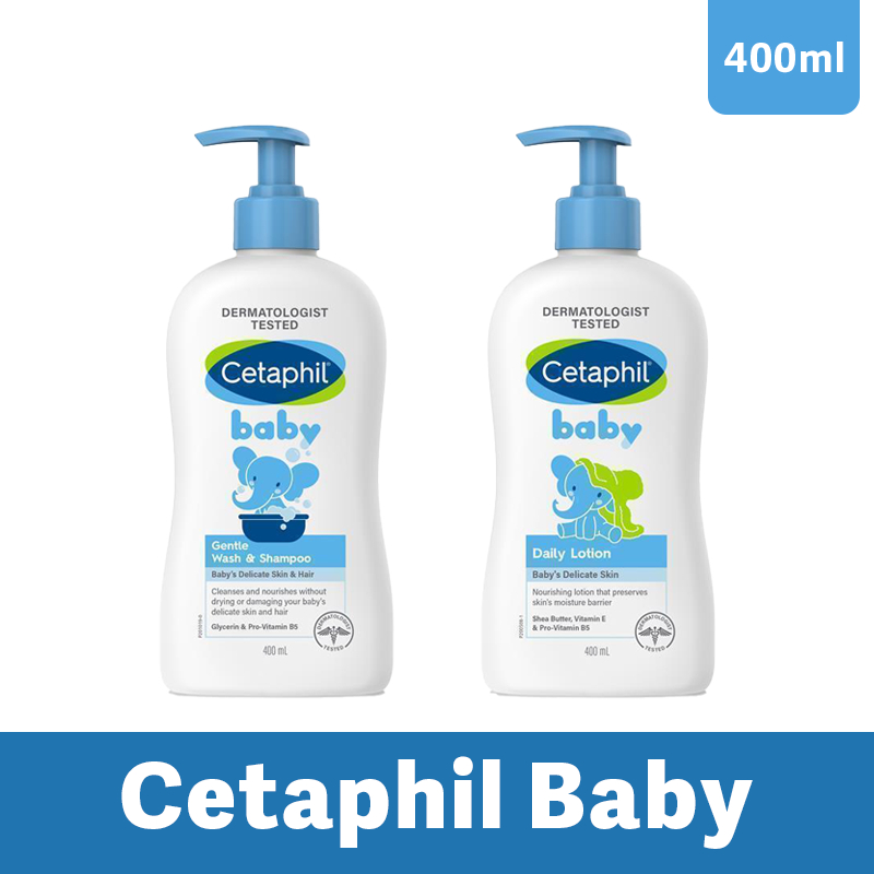 Cetaphil Baby Gentle Wash and Shampoo / Daily Lotion (With Shea Butter