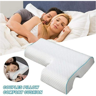 Memory Foam Pillow for Sleeping Couple Pillow Arm Cushion Breathable Curved Cuddly Slow Rebound Gift Shopee Singapore