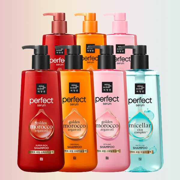 Mise en Scene Perfect Serum Shampoo/Conditioner 680ml Shopee Singapore