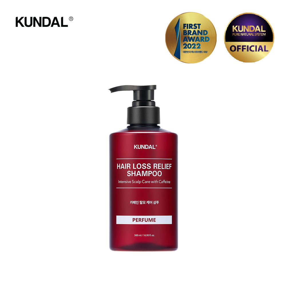 [KUNDAL]Caffeine Anti Hair Loss Perfume Shampoo 500ml Shopee Singapore