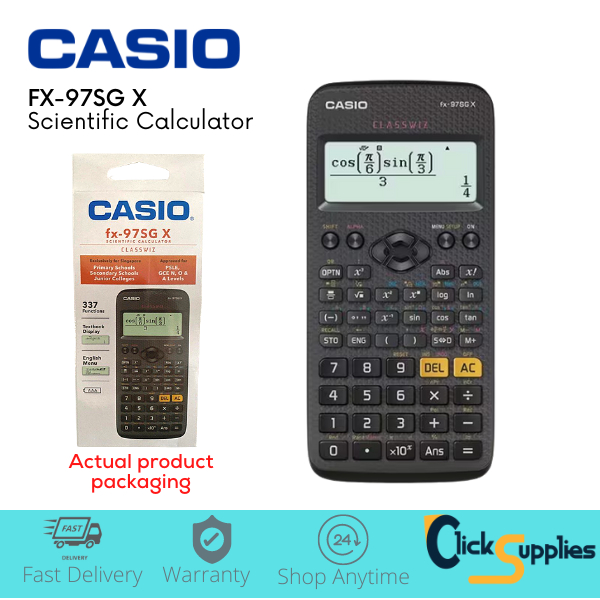 Casio Scientific FX97SGX FX 97SG X Scientific Calculator Shopee Singapore