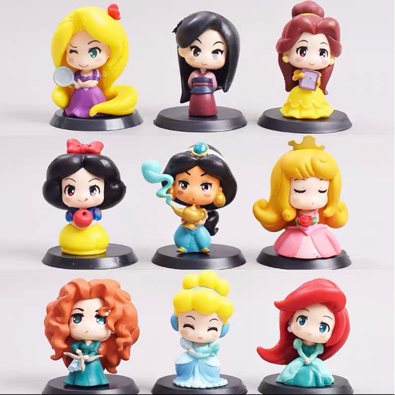 Disney princess rapunzel mulan belle jasmine aurora cinderella mermaid ...