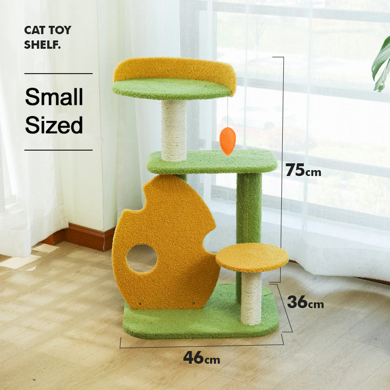 Cat Tree House Climbing Frame Cat Toy Luxury Kitten Houses Sisal