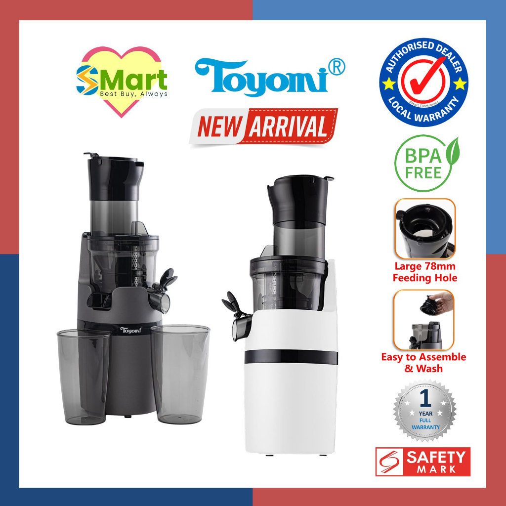 Toyomi Cold Press Masticating Slow Juicer [SJ 9000] Shopee Singapore