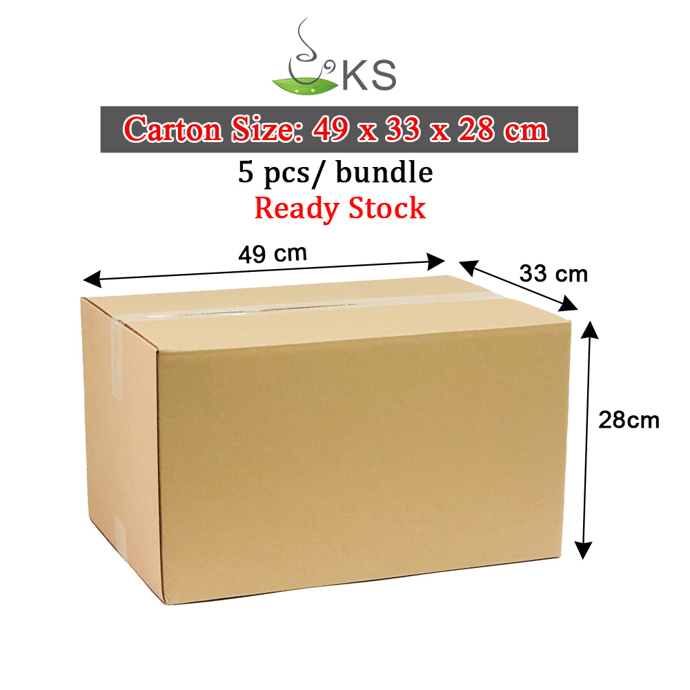 SG Seller, 5 Pcs/Bundle, Single Wall Corrugated Carton Box/ Packing Box