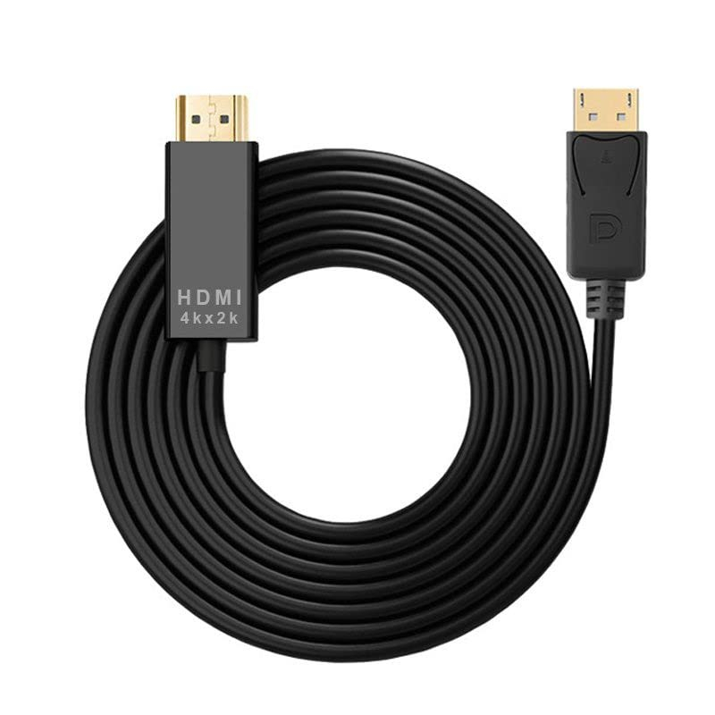 Display port to hdmi cable 6ft displayport cable to hdmi 4K x 2K Cable 30Hz display to hdmi