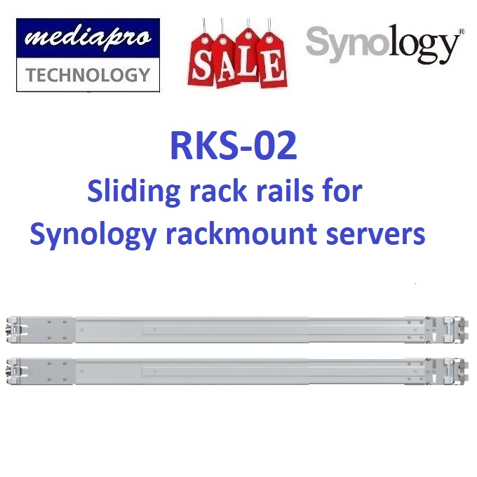 Synology Rail Kit Rks 02 Sliding Rack Rails For Synology Rackmount