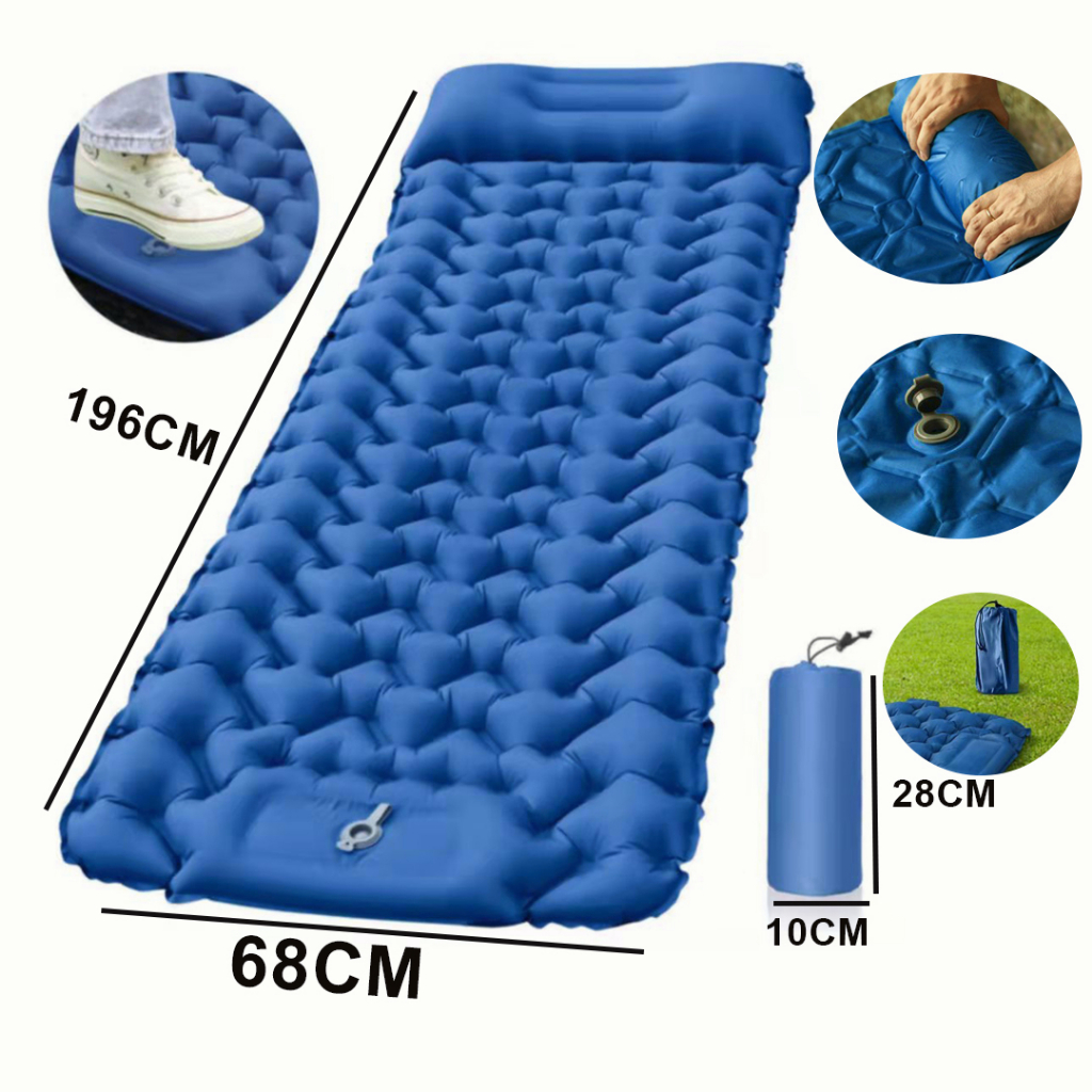 Camping Sleeping Pad Camping Mat Inflatable Mattress Waterproof Outdoor