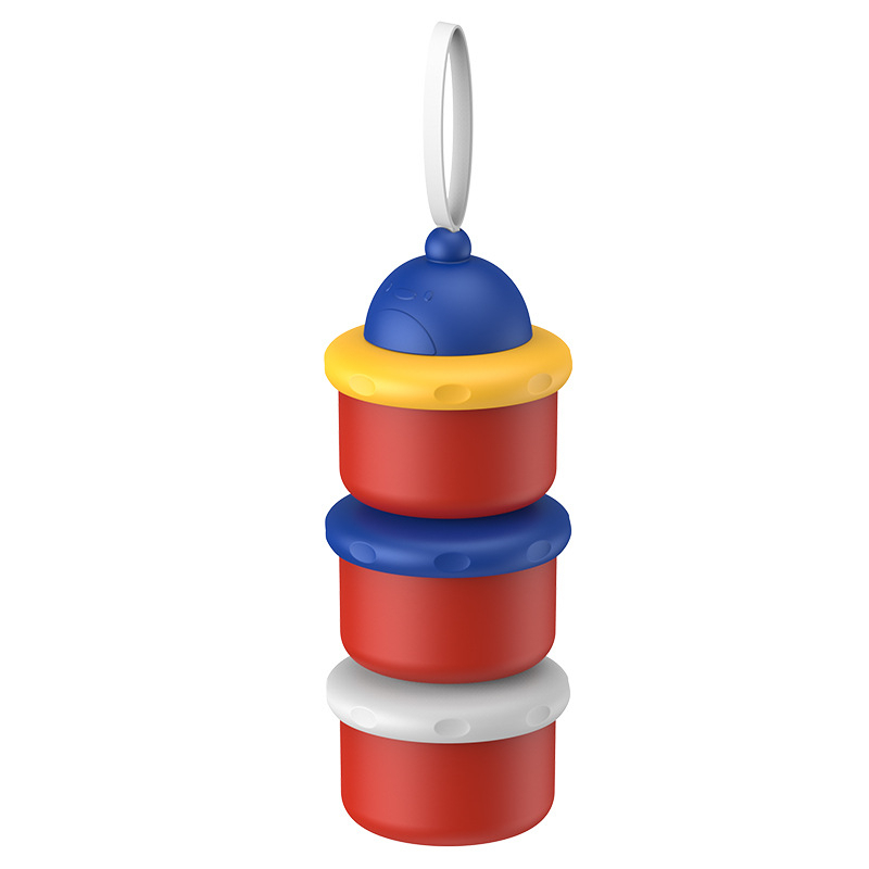 3 Layers Stackable Portable Baby Milk Powder Dispenser Container