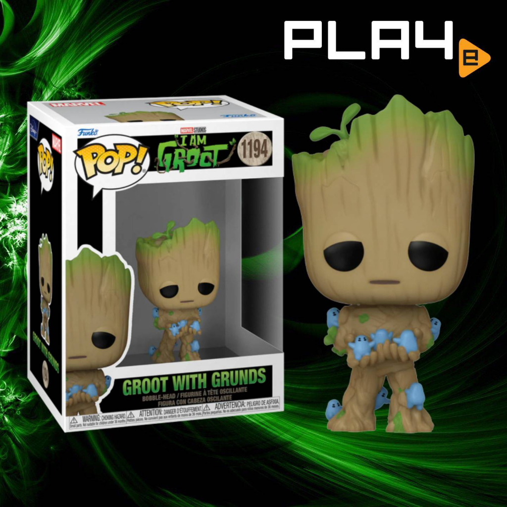 Funko Pop 1194 Marvel I Am Groot Groot With Grunds Shopee Singapore