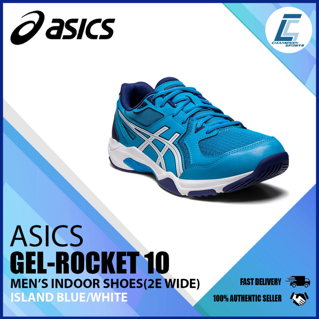 Asics Men's Gel-Rocket 10 Indoor Shoes (2E Wide) (1071A081-409) (GG2 ...