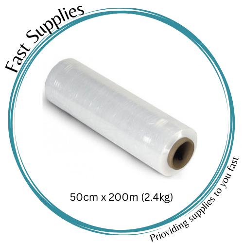 [LOCAL SELLER] Stretch Film/Shrink Wrap (Clear)/(Black) 50cm width x