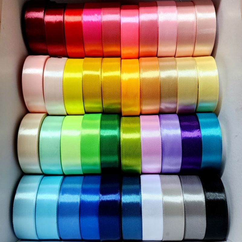 [25 mm x 22.5 Meter/ Roll] [RBN 05] Satin Ribbon | Gift Wrapping Ribbon ...