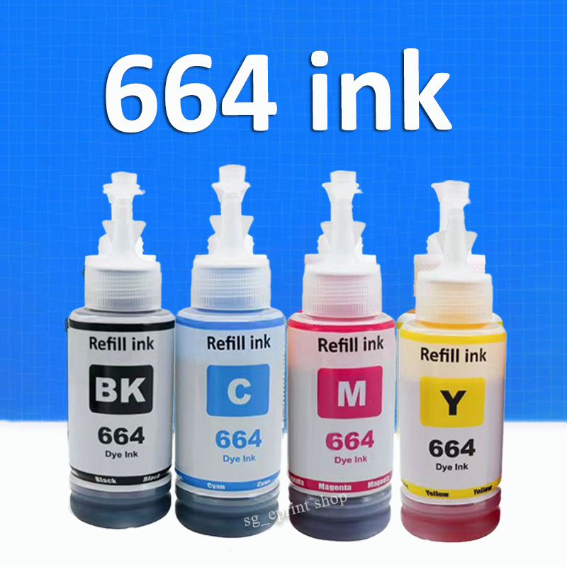 compatible Epson T664 refill ink Epson 664 ink for L455 L585 L1300 L303 ...