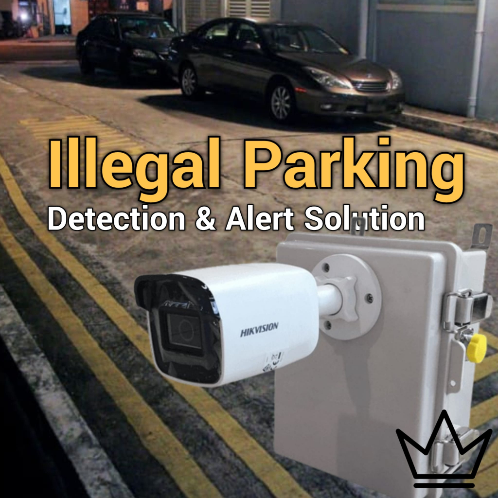 AI Illegal Parking Detection CCTV Smart Car Park Camera Solution