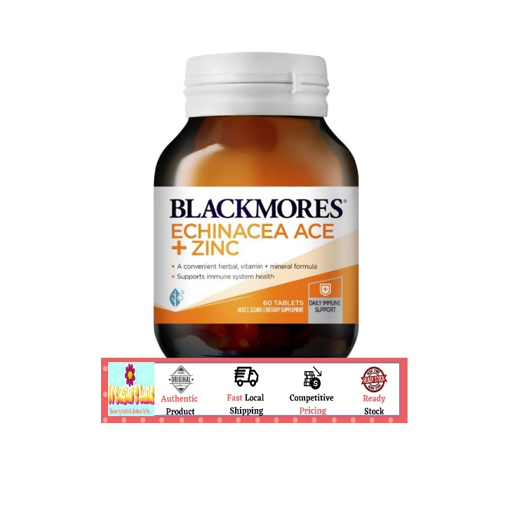 Blackmores Echinacea ACE+Zinc 60 Tablets Shopee Singapore