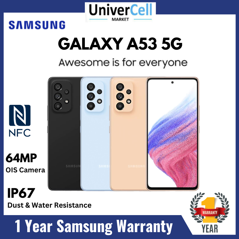 Samsung Galaxy A53 5G (8GB/128GB) (8GB/256GB) NFC IP67 Water