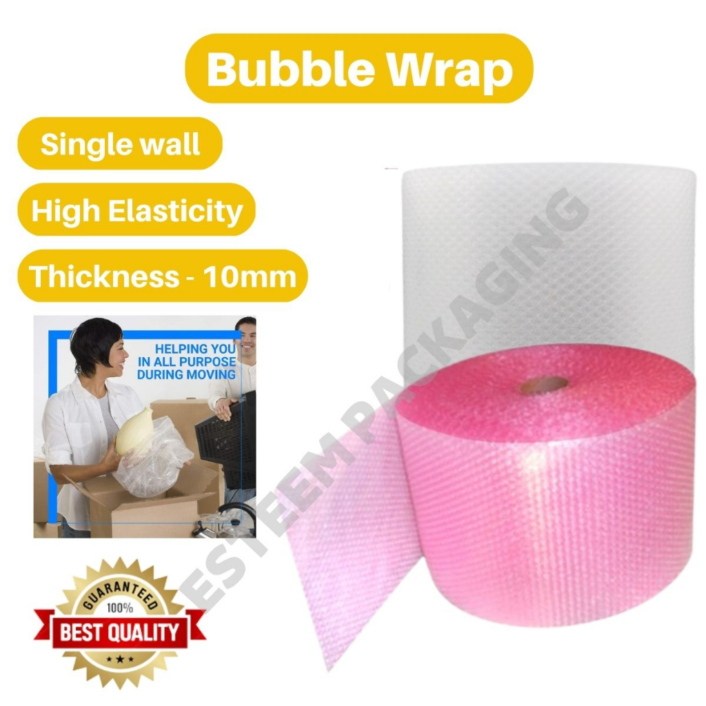 Single Layer plain bubble wrap / bubble pack / bubble roll ( Clear