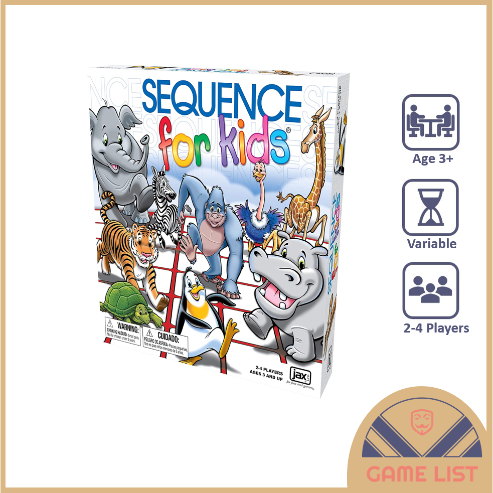 [Local Store]Sequence for Kids Board Games Family Game Shopee Singapore