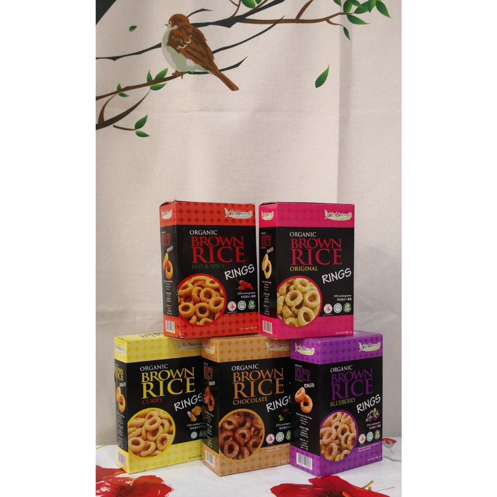 Organic Brown Rice Rings (Assorted Flavours) | Shopee Singapore