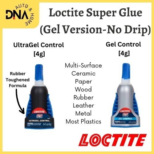 Loctite Ultra Gel Control Super Glue Adhesive Strongest Bonding Fast