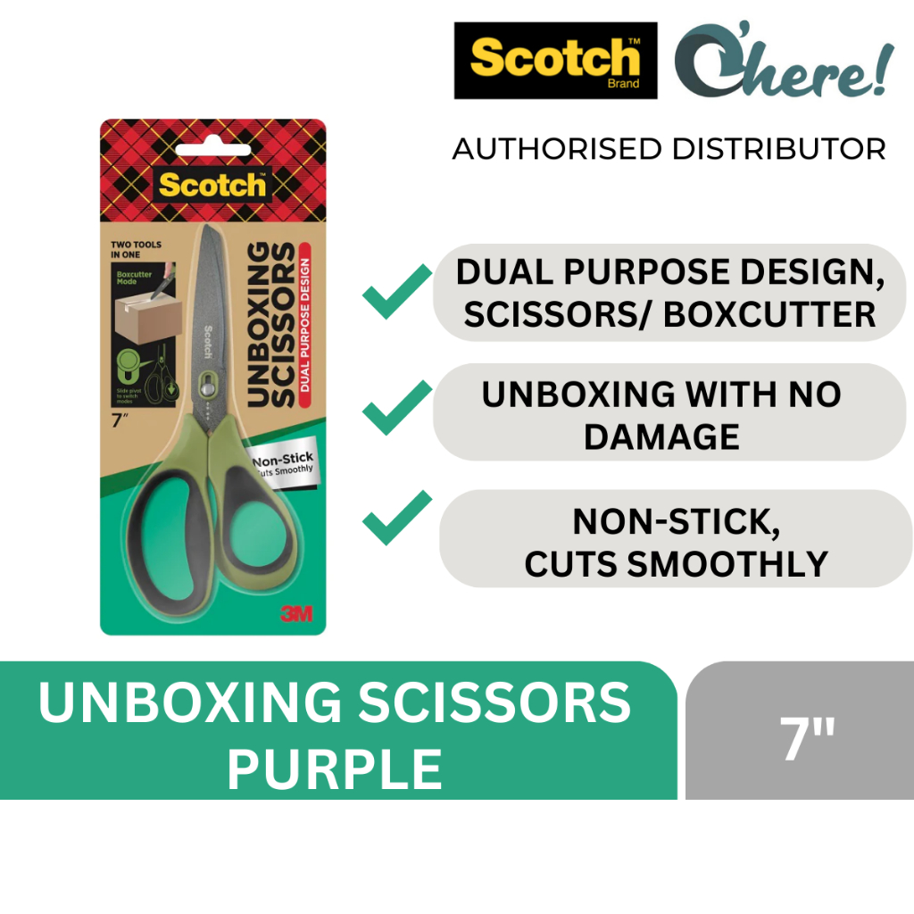 3M Scotch Non-Stick 2 in 1 Unboxing Scissors 7