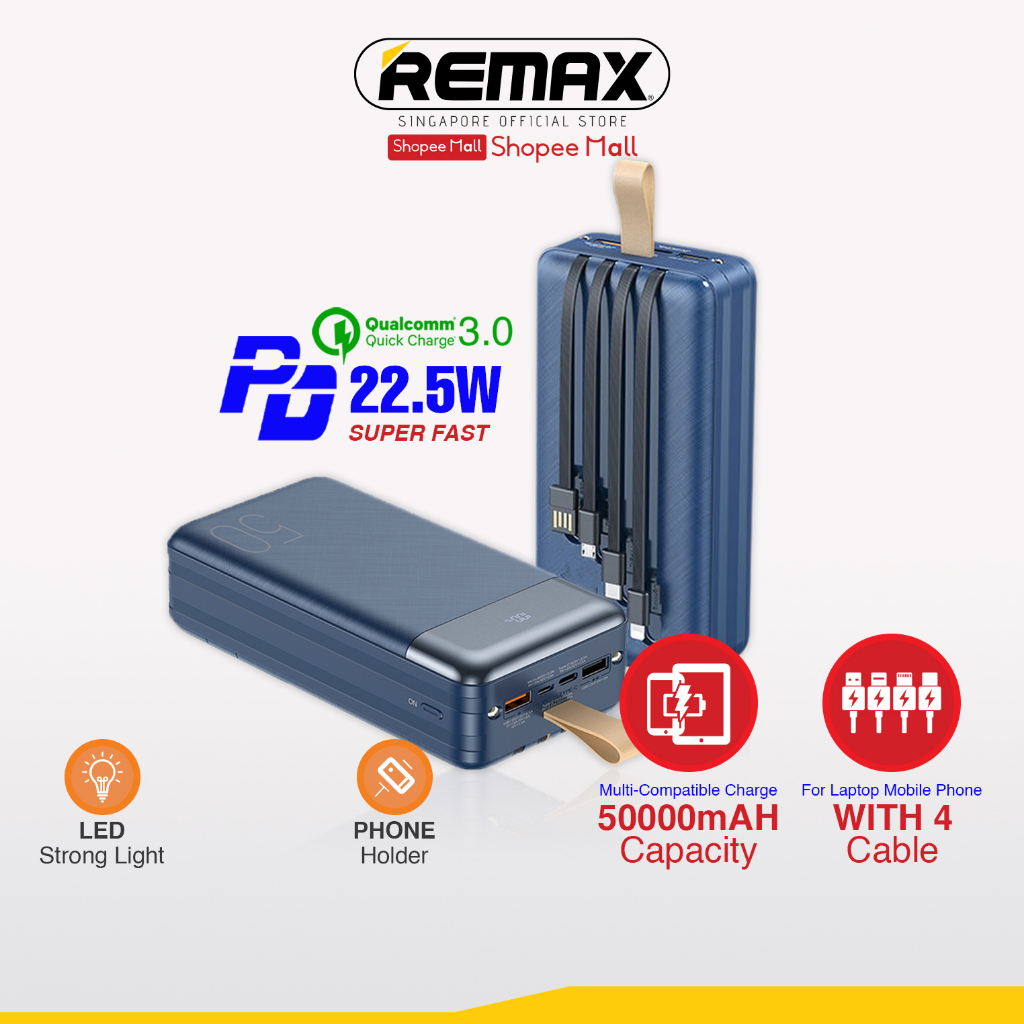 [Remax Energy] RPP-200 Hunergy Series 50000mAh Super Large Capacity 22 ...