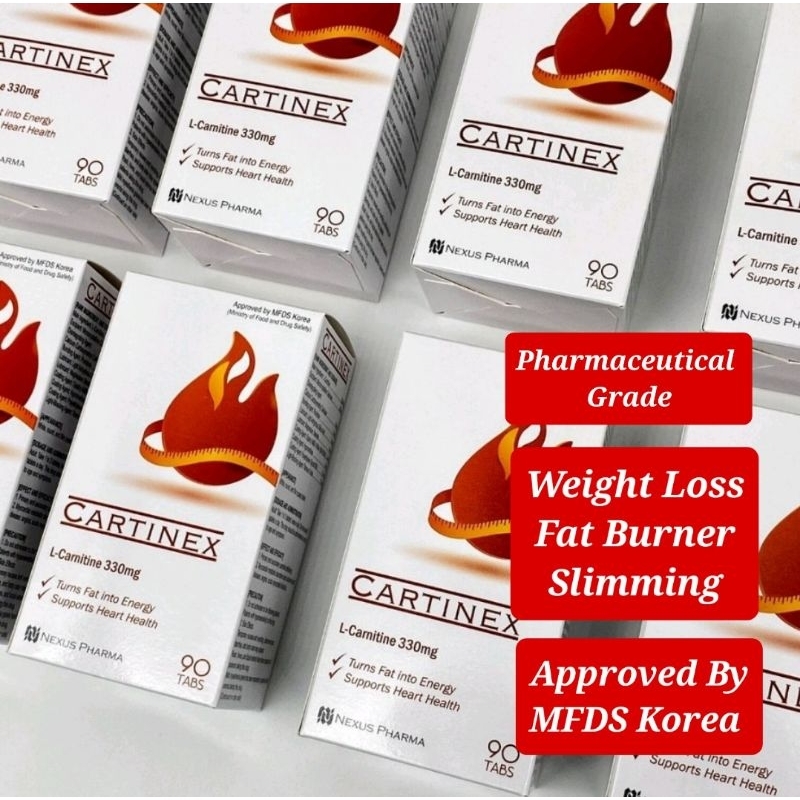Cartinex Diet Pill [Korea] Pharmaceutical Grade, Approved By MFDS Korea