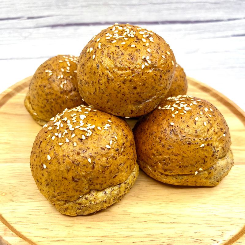 Ange Bakes Keto Sesame Burger Buns (6pcs/pack)(Chilled)[DiabeticFriendly & SugarFree] Shopee