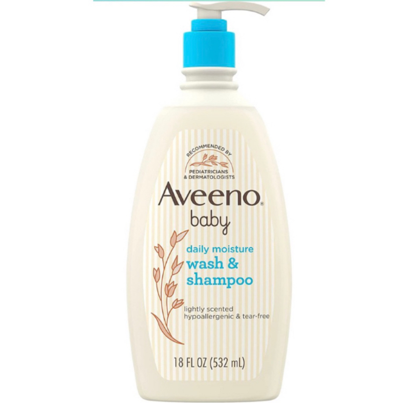 🇸🇬SG Stock🇸🇬 Aveeno Baby Wash & Shampoo, TearFree, 532ml Shopee