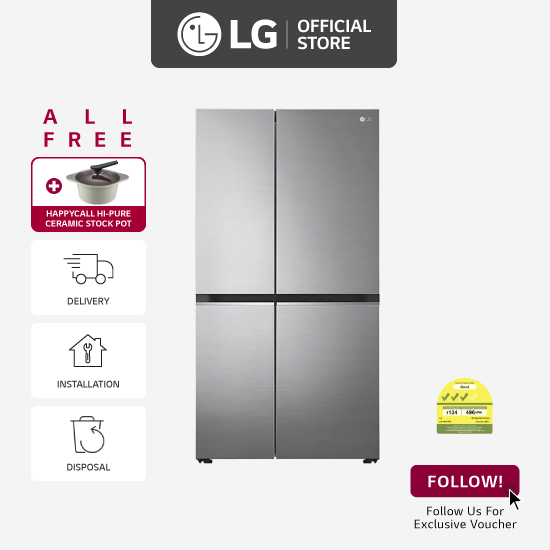 LG GSB6472PZ 647L sidebysidefridge with Linear Compressor in