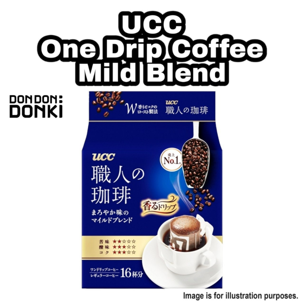 [DONKI]UCC Craftman's Drip Coffee Mild Blend/Mocha Blend 16P Shopee