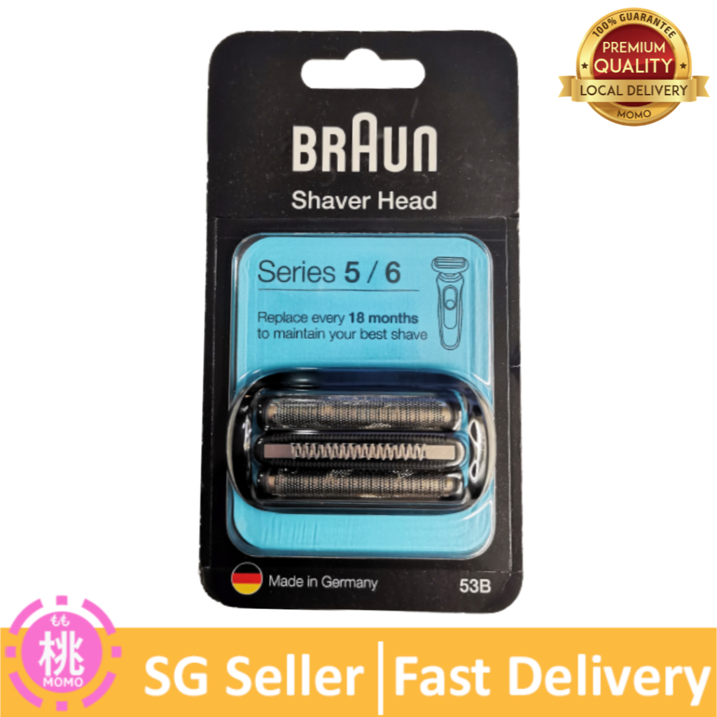 Braun Series 5 53B Electric Shaver Replacement Head, Easily Attach Your