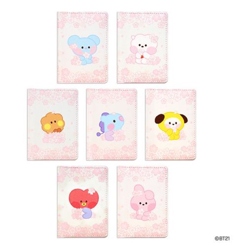 BT21 BTS Cherry Blossom Card Case Card Pouch | Shopee Singapore